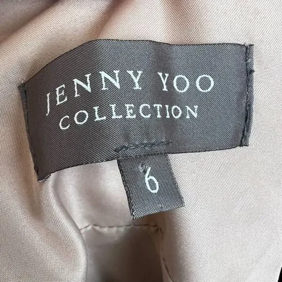 NWT Jenny Yoo Adelle Tulle Formal Dress in Whipped Apricot Size 6 - Picture 10 of 11